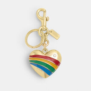 Coach Heart Bag Charm